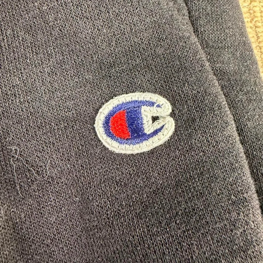 Champion Youth Large Black Script Logo Fleece Jogger Sweatpants L 14/16